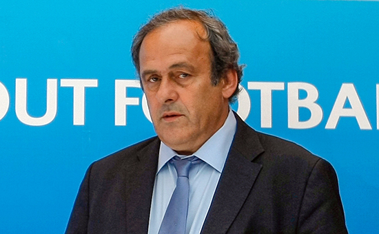 Президент УЕФА Мишель Платини