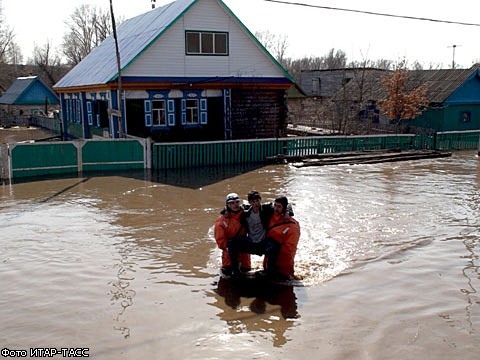 Весенние паводки в России 