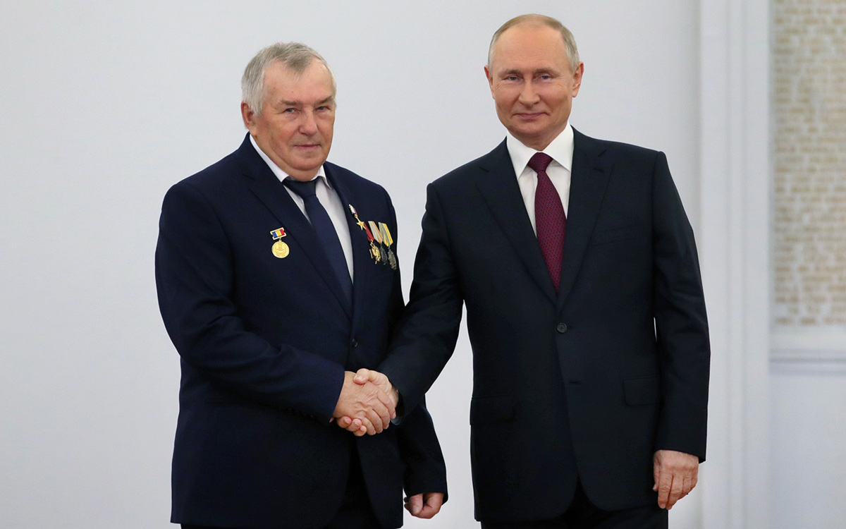 Александр Бондаренко и Владимир Путин