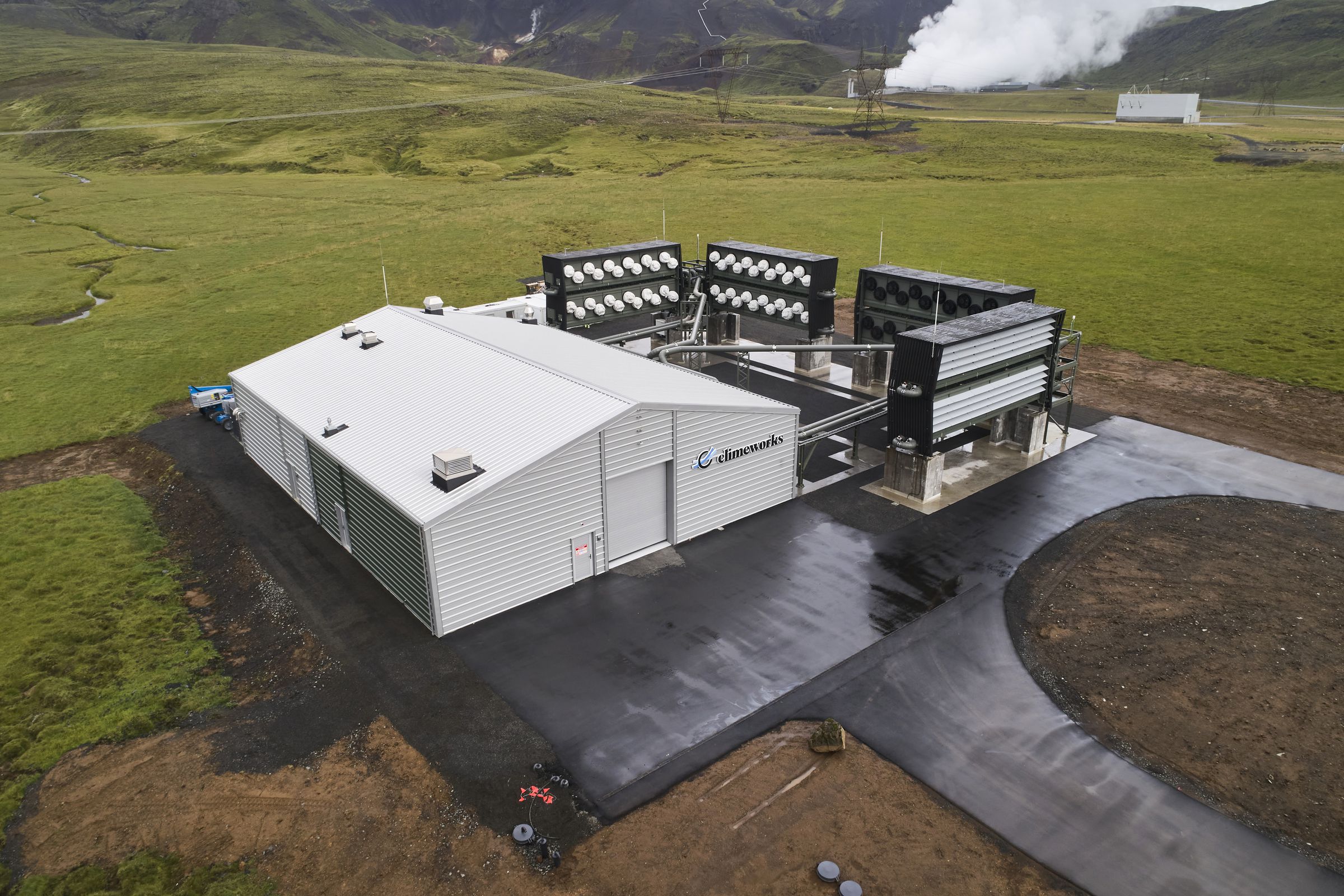 Завод Climeworks в Исландии