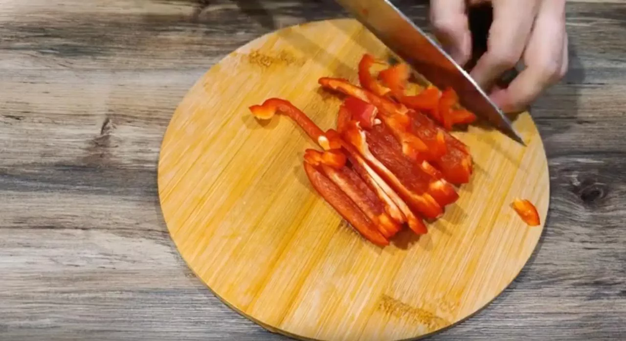 Подготовьте перец