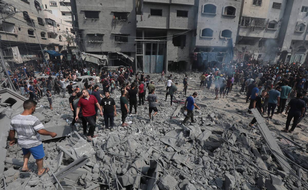 Сектор Газа после бомбежек