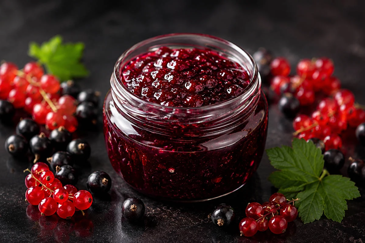 Джем из черной и красной смородины