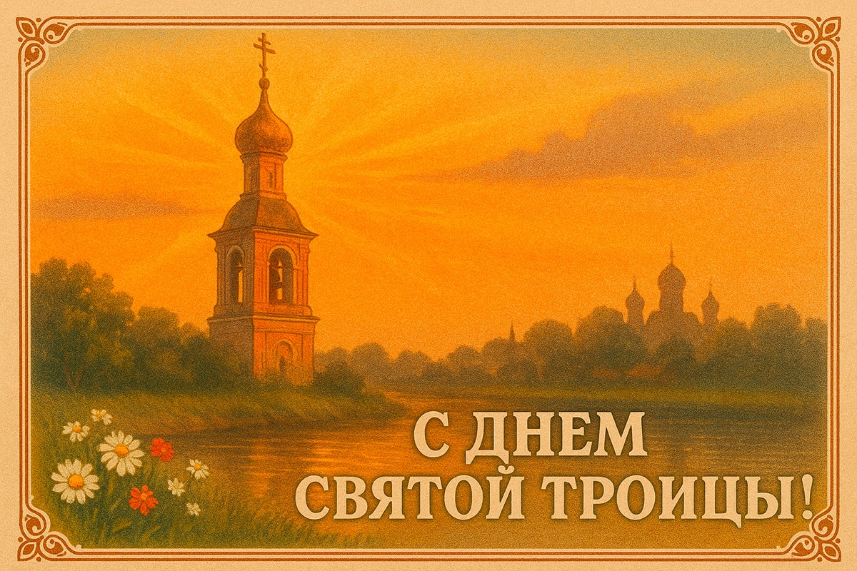 Открытки с Троицей. 30 красивых, старинных открыток со Святой Троицей