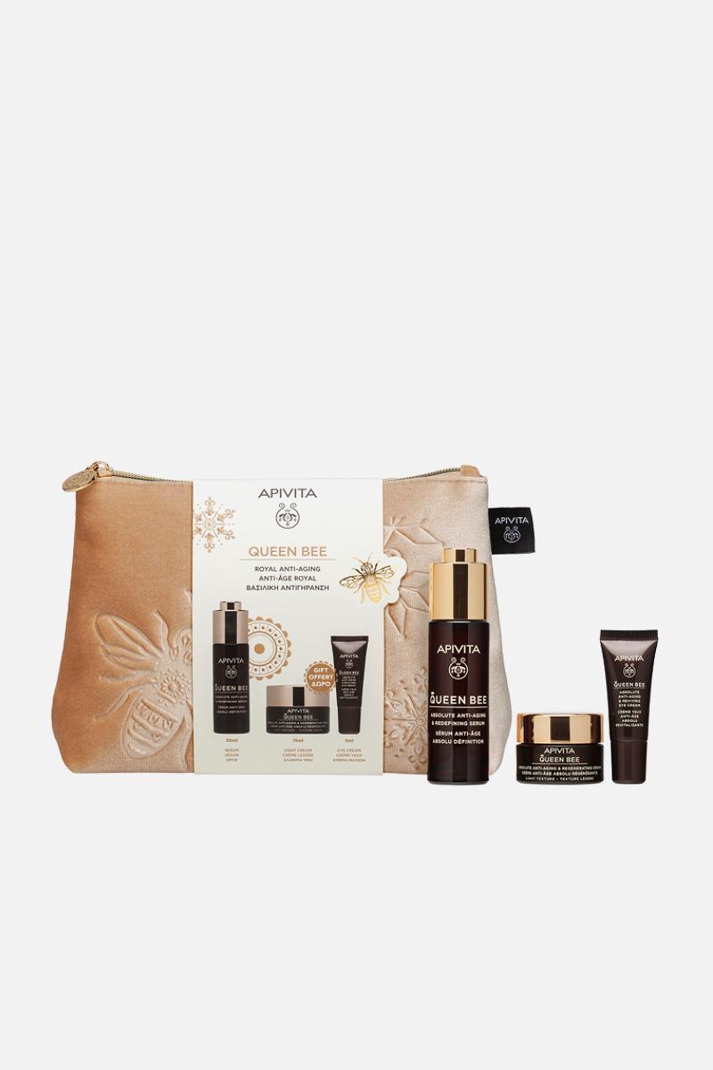 Подарочный набор для ухода за лицом&nbsp;Queen Bee, Apivita, 6864 руб. (&laquo;Золотое яблоко&raquo;)