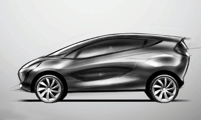 Появились первые скетчи концепта Mazda1