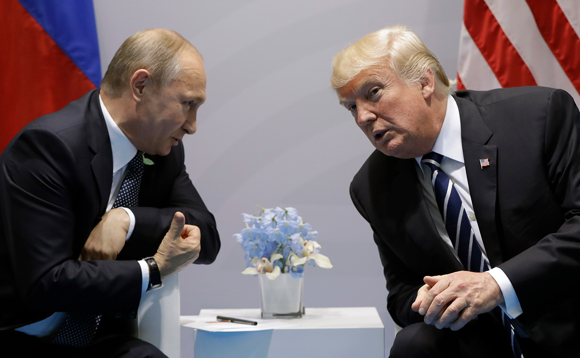 Владимир Путин (слева)&nbsp;и Дональд Трамп