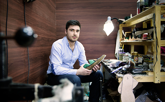 Основатель мастерской обуви ручной работы Migliori Махач Хайбаев


