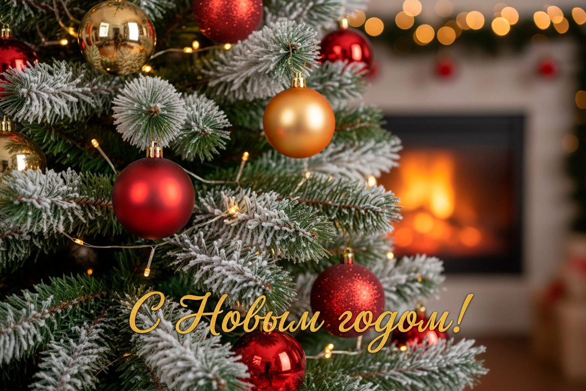 Открытки с Новым годом-2026: 15 красивых и оригинальных вариантов