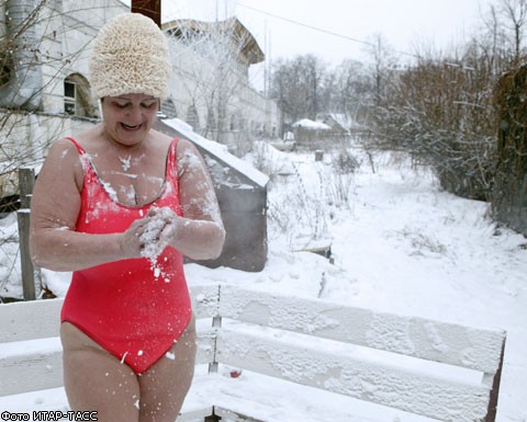 Морозы в России