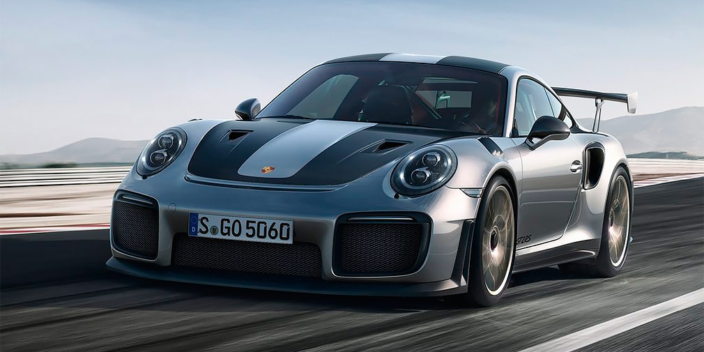 Porsche 911 GT2 RS

Porsche 911 GT2 RS &ndash; самый мощный и самый быстрый вариант спорткара 911 в истории. Его 3,8-литровый мотор выдает страшные 700 л.с. и 750 Нм крутящего момента. До 100 км/ч автомобиль разгоняется за 2,8 секунды.
