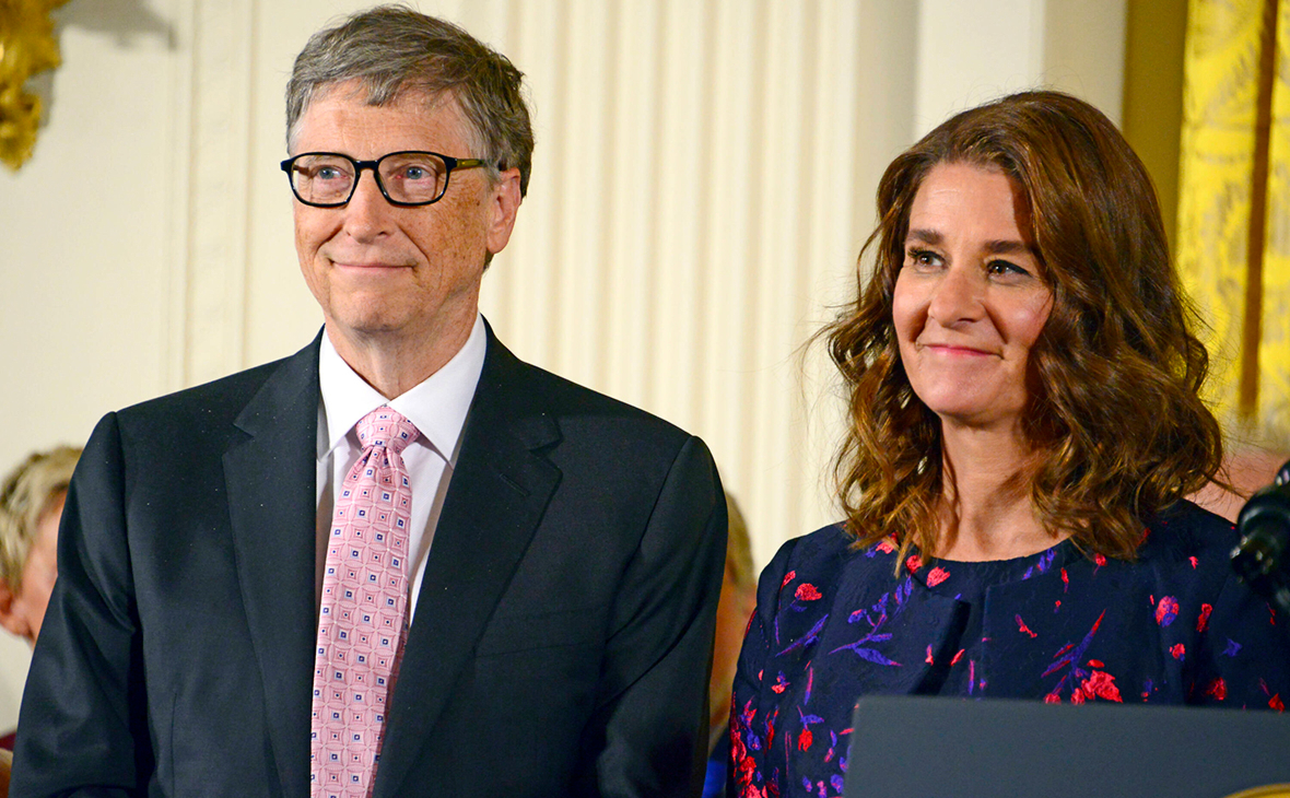 Билл Гейтс и его жена Мелинда
