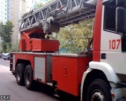 На западе Москвы произошел пожар в торговом центре