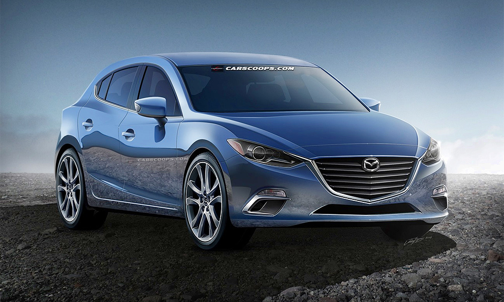 Новую Mazda3 срисовали со шпионских снимков 
