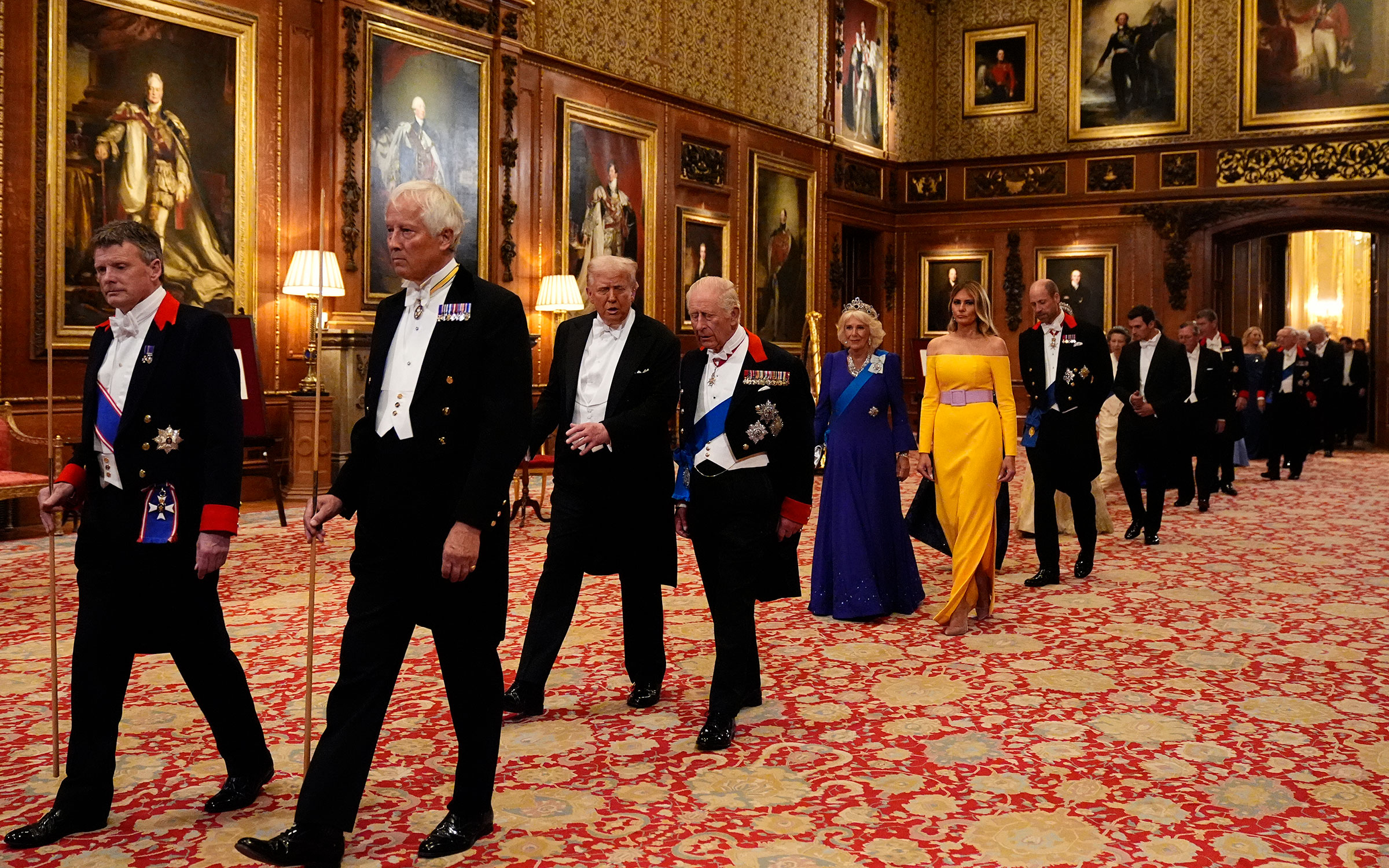 На торжественном приеме присутствовало около 160 высокопоставленных гостей из обеих стран.