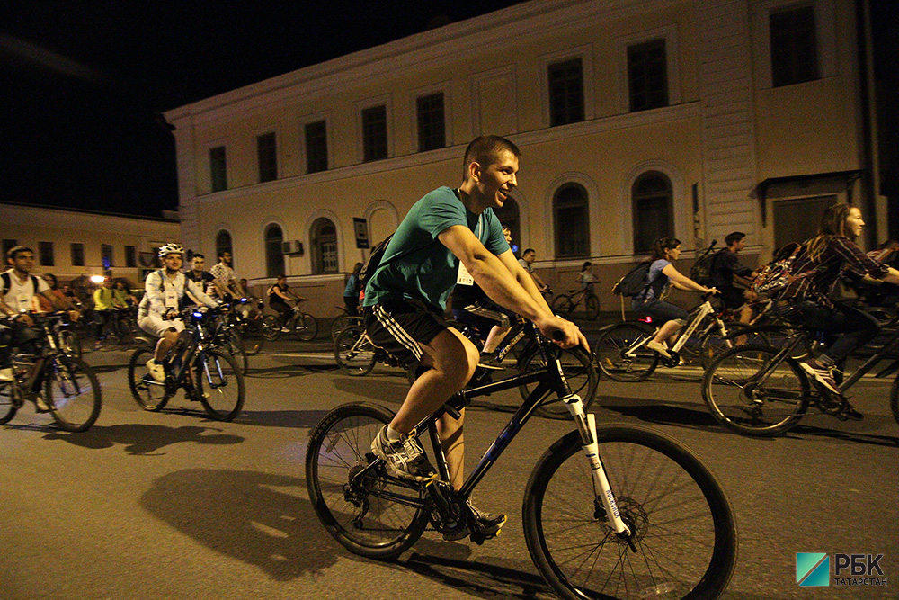 Казань - единственный город, который проводит велоночь бесплатно