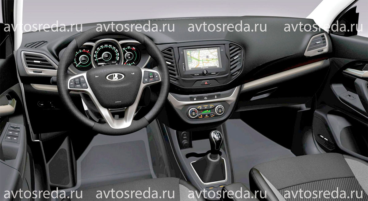 Рассекречен салон серийной версии Lada Vesta