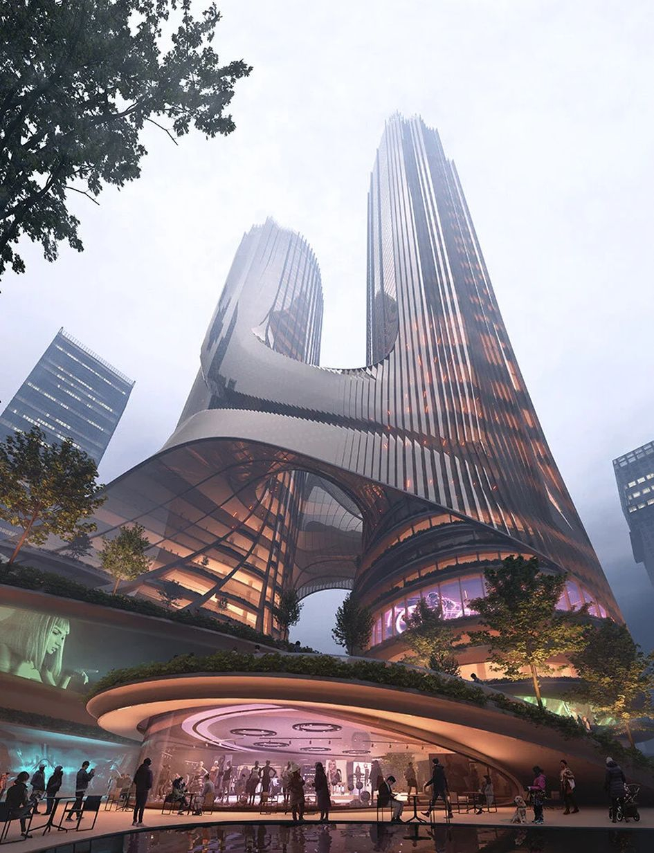Zaha Hadid Architects построит башню-город в Китае