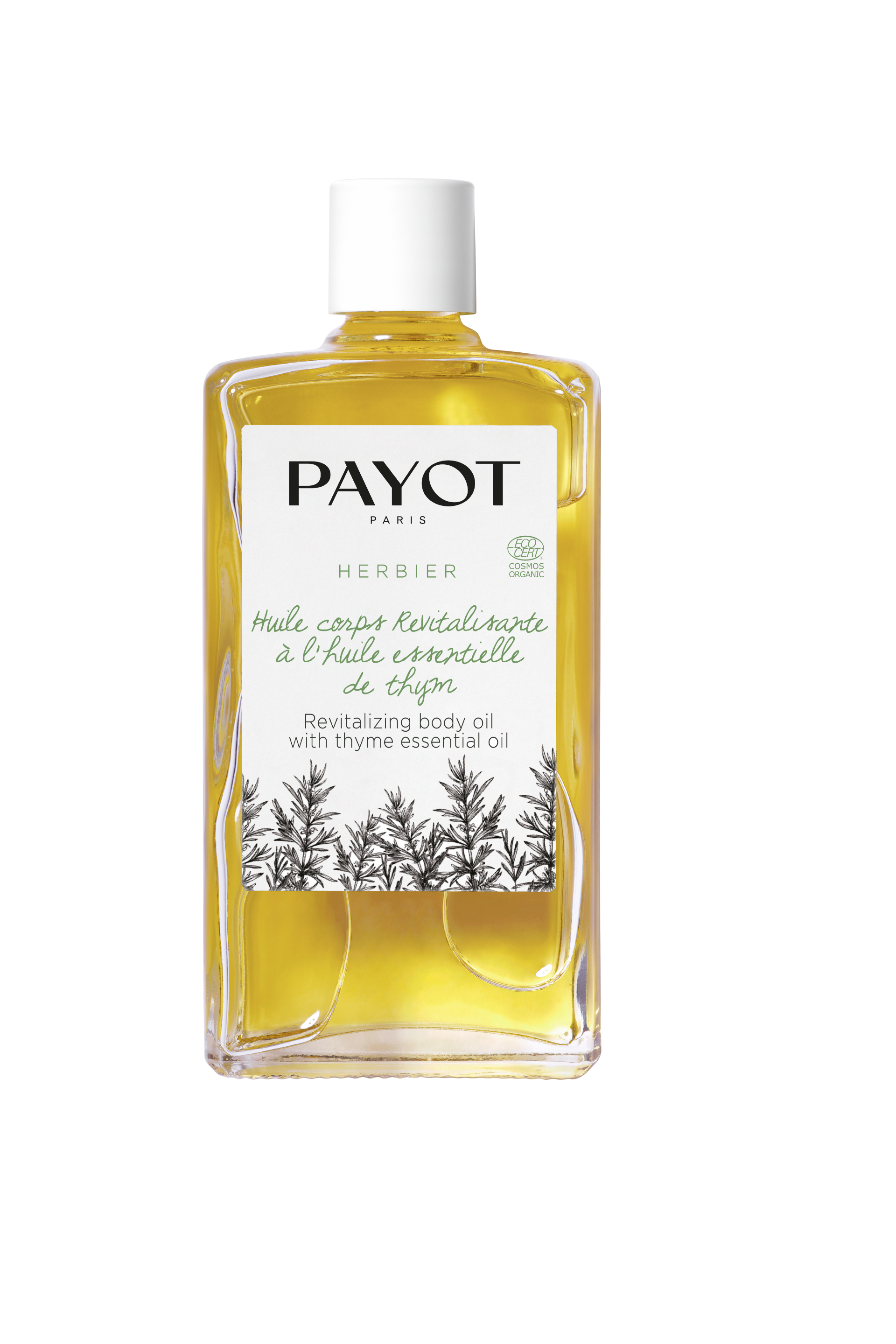 Восстанавливающее масло для тела с эфирным маслом тимьяна Herbier, Payot