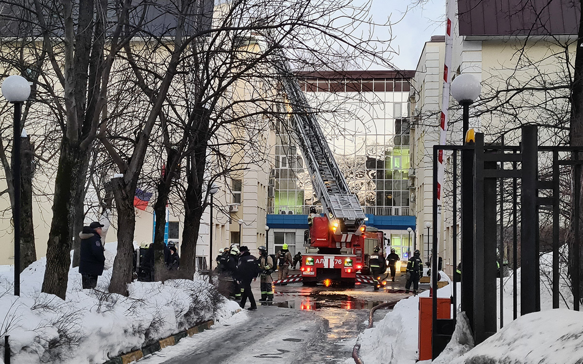 Пожар произошел в здании налоговой на юге Москвы — РБК