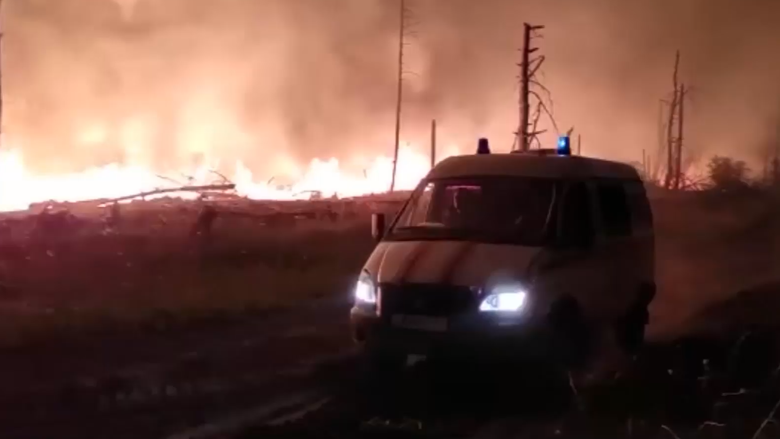 Площадь пожара в Ростовской области увеличилась в 100 раз