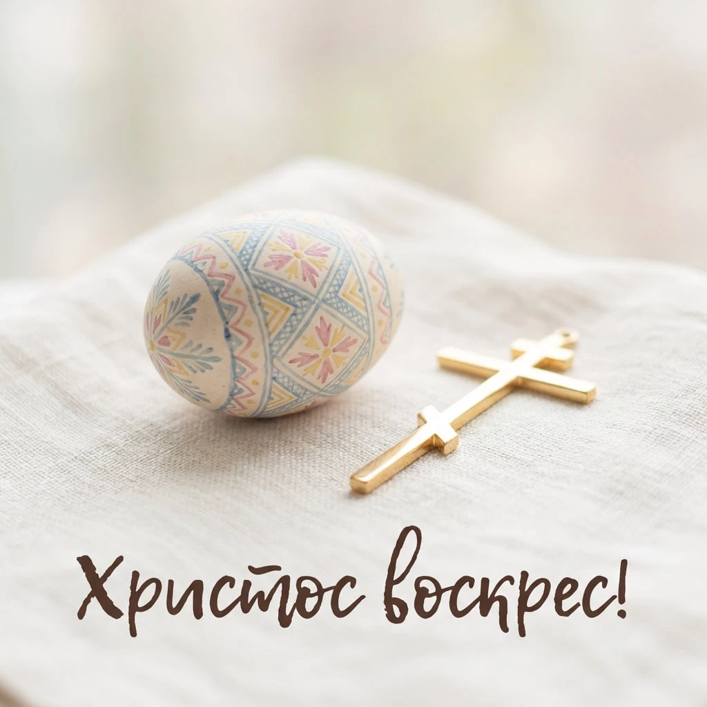 Открытки с Пасхой-2026 для родных и близких