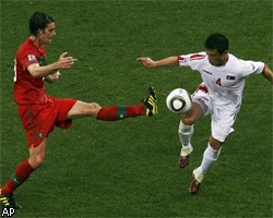 Матч Португалия - КНДР стал самым результативным на ЧМ-2010
