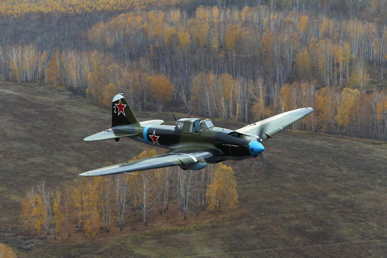 Летные испытания восстановленного Ил-2