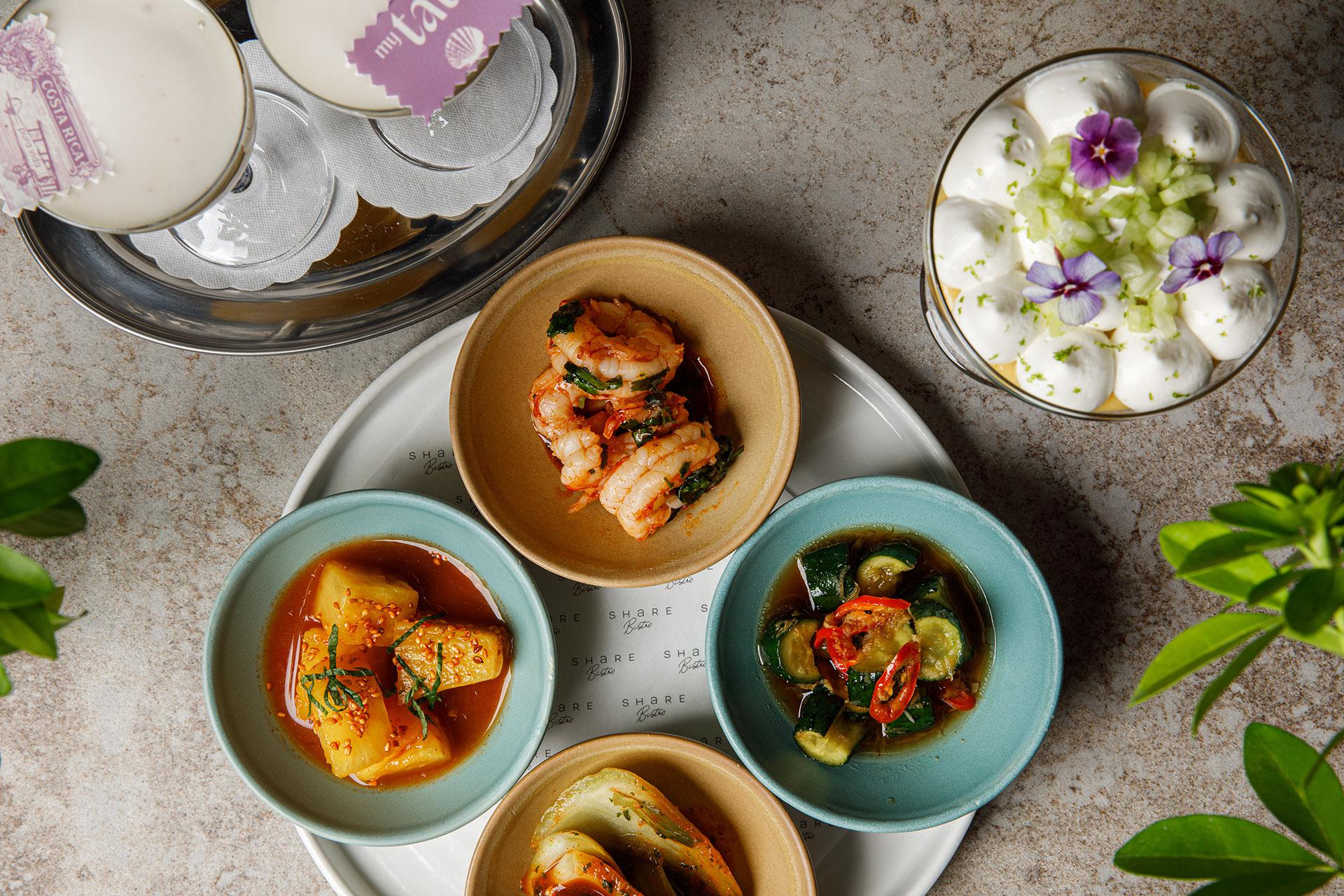 Тропическое меню в ресторане Share Bistro