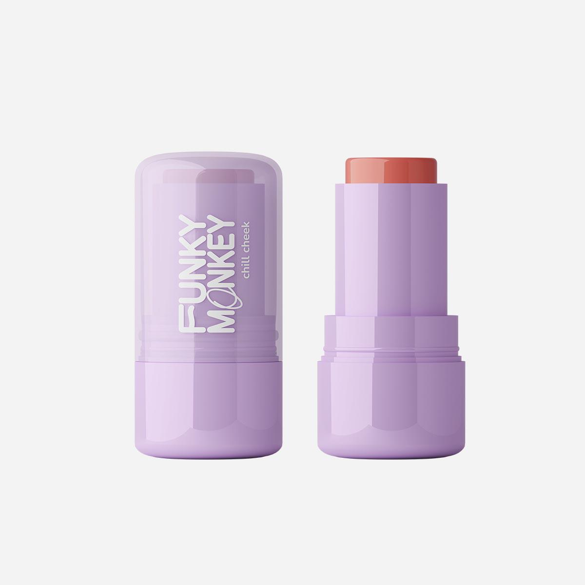 Румяна для лица в стике Chill Cheek, 01 Apricot cream, Funky Monkey, 352 руб. (&laquo;Золотое яблоко&raquo;)