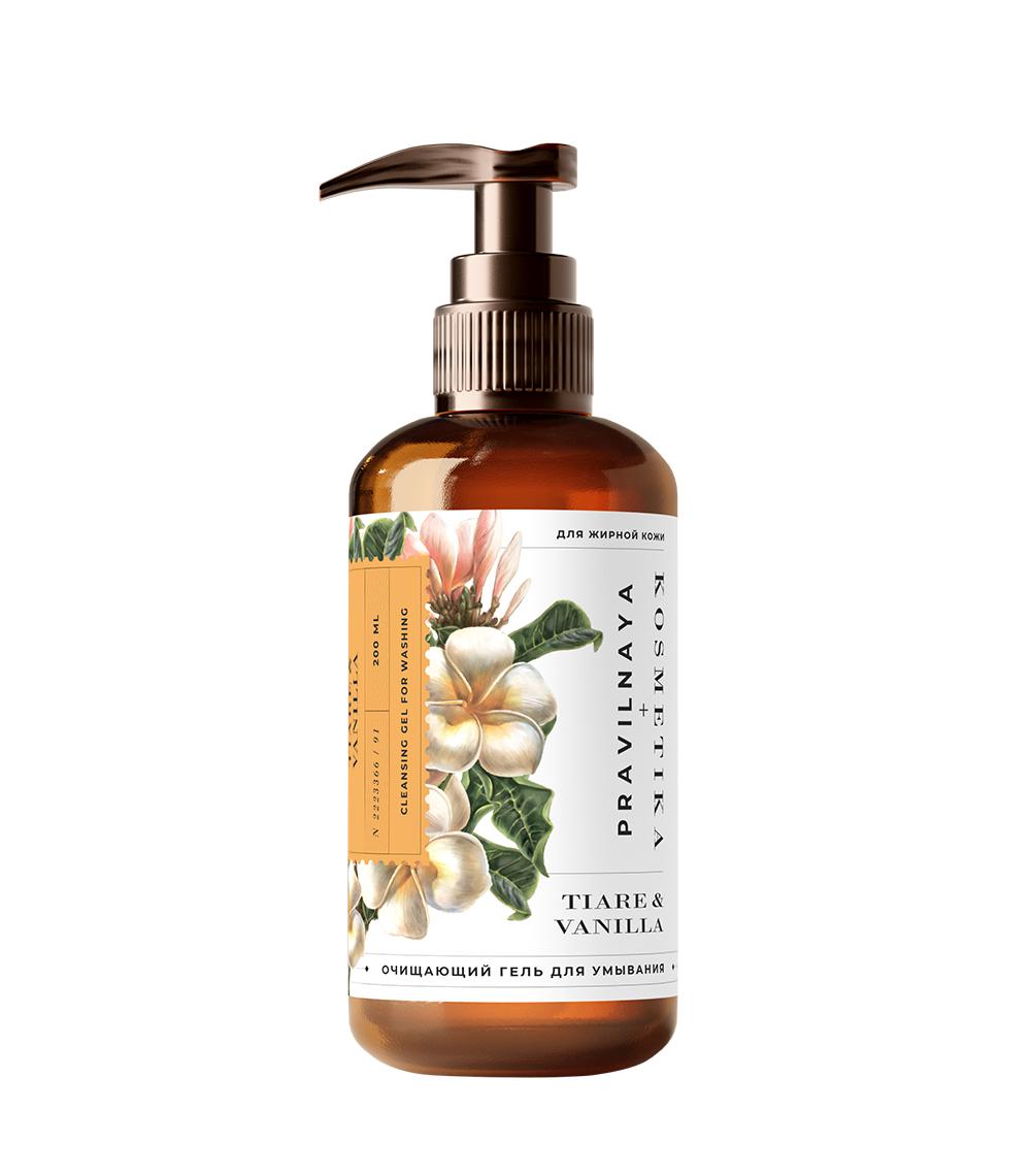 Очищающий гель для умыванияTiare & Vanilla, Pravilnaya Kosmetika, 1862 руб. (Ozon)