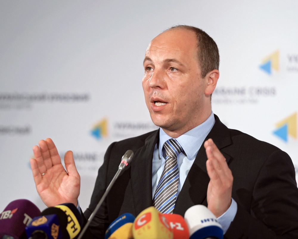 Секретарь  Совета национальной безопасности и обороны Украины  Андрей Парубий