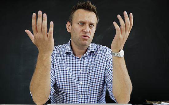 Оппозиционер Алексей Навальный


