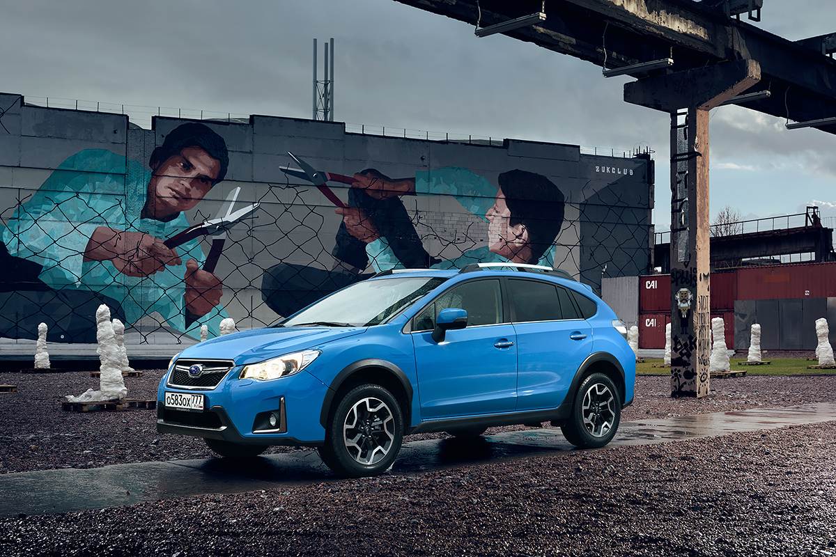 Там, где танки. Тест-драйв Subaru XV :: Autonews