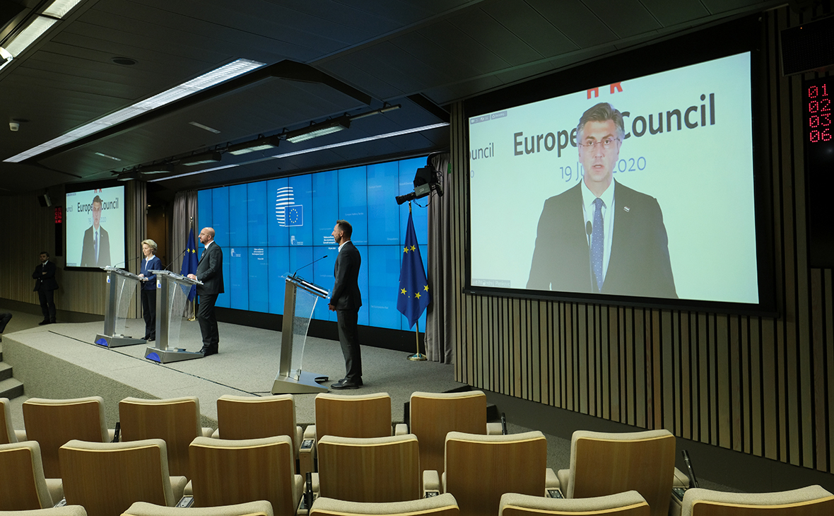 Пресс-конференции по итогам европейского саммита