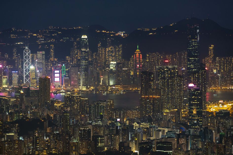 Вид на Гонконг и штаб-квартиру&nbsp;Sun Hung Kai