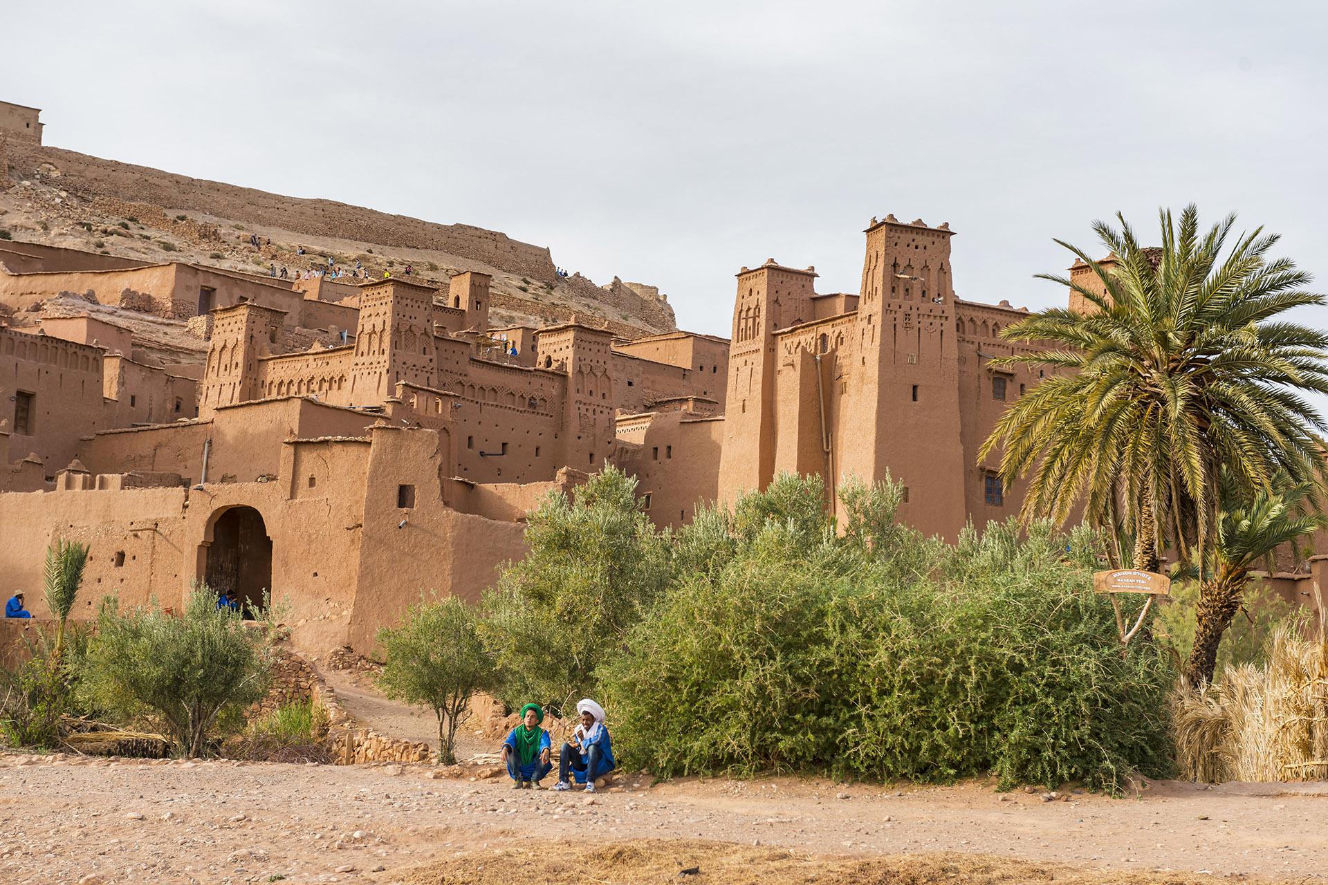 Древний город Айт-Бен-Хадду, Марокко