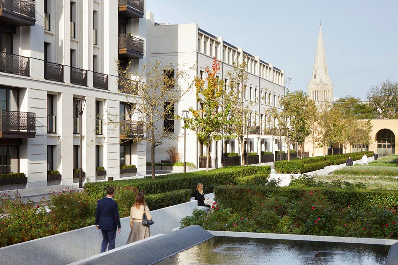 Элитный квартал Chelsea Barracks в Лондоне