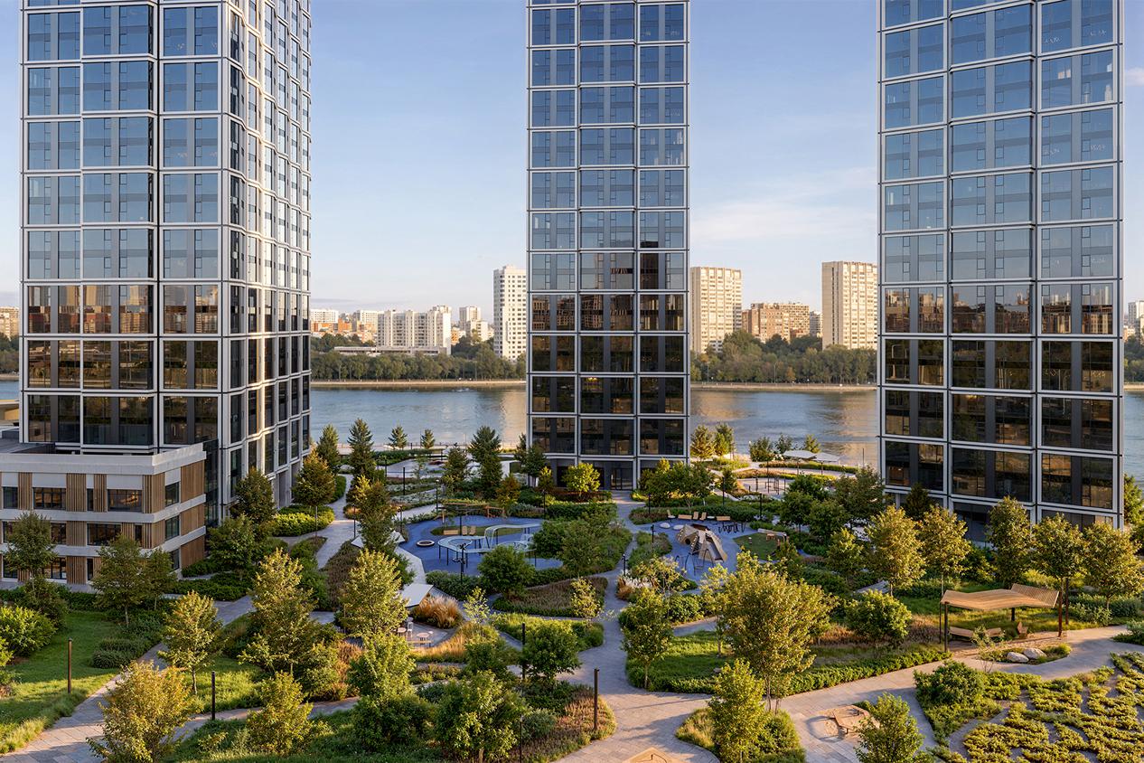 Двор-парк площадью 3 га