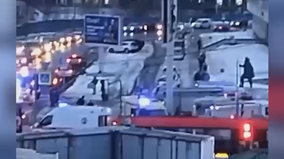 Как выглядит место в Петербурге, где автобус сбил 5 человек на тротуаре