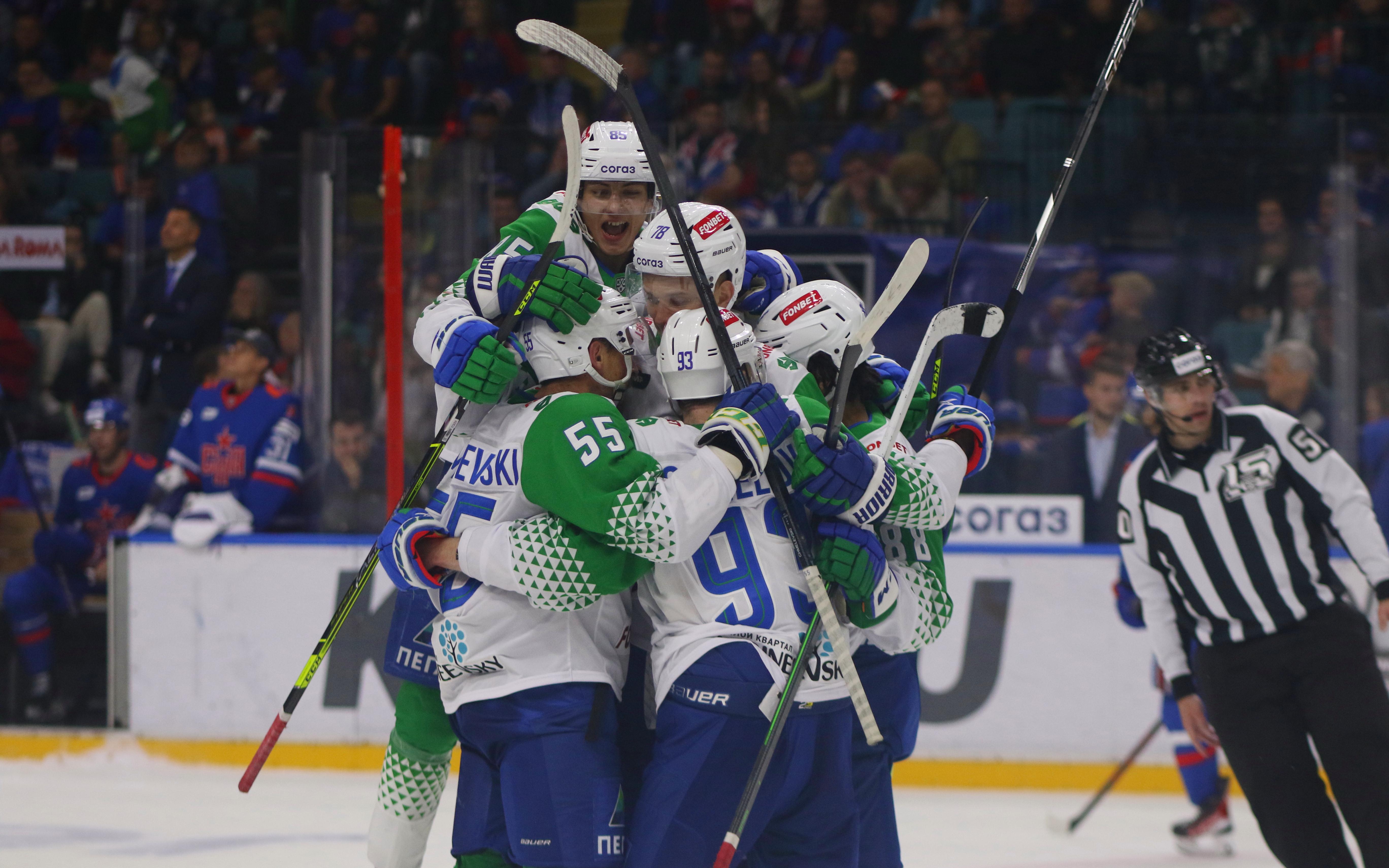«Салават Юлаев» выиграл шестой матч подряд в КХЛ