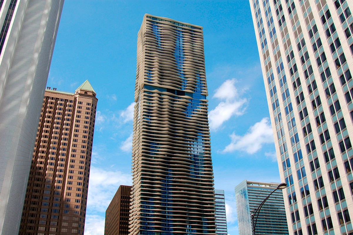 Небоскреб Aqua Tower, Чикаго