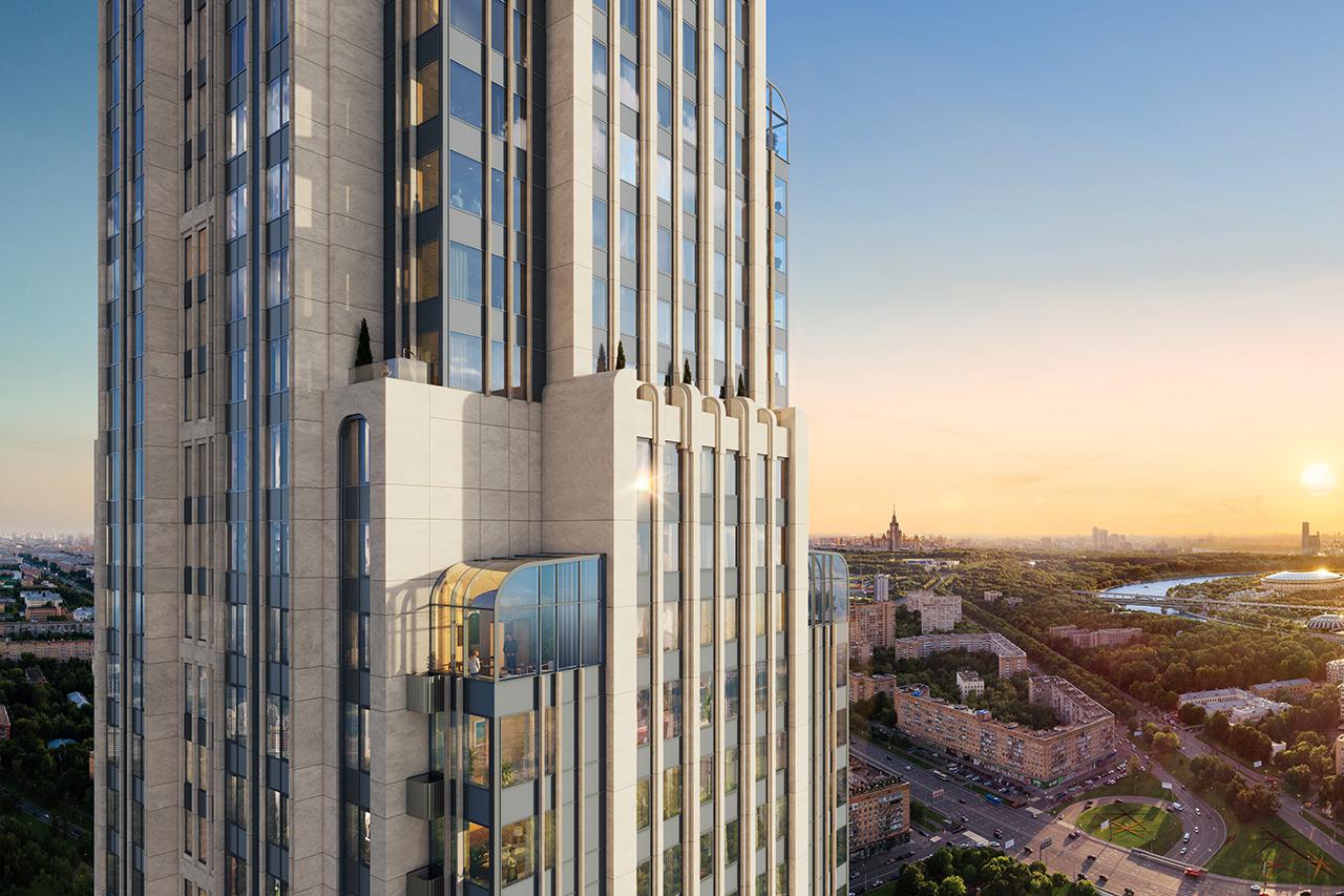 Фасады Five Towers