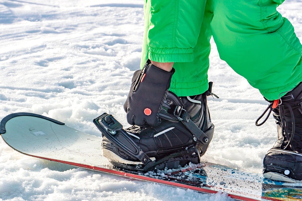 Крепления должны совпадать с размером ботинок