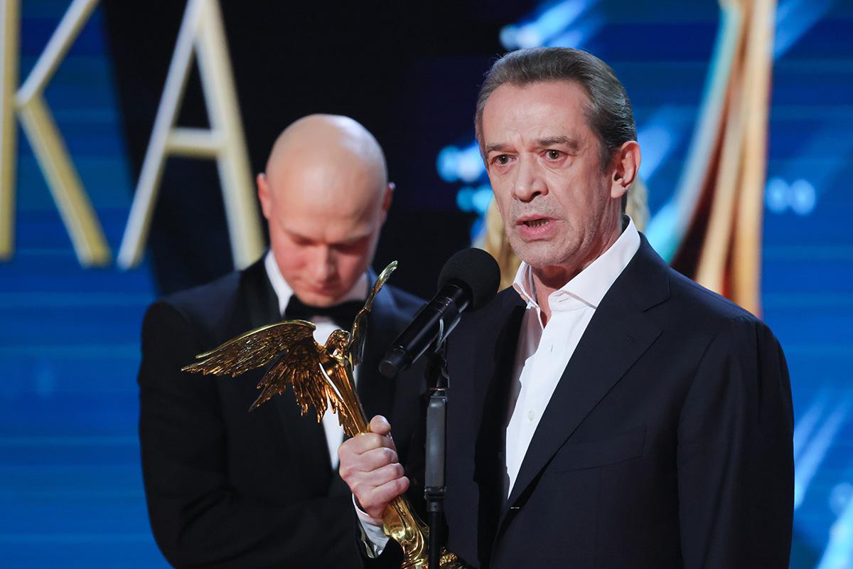 Актер Владимир Машков, получивший приз в номинации «Лучшая мужская роль второго плана»