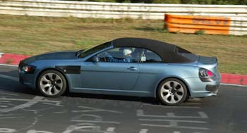 Кабриолет BMW 6-й серии проходит дорожные испытания