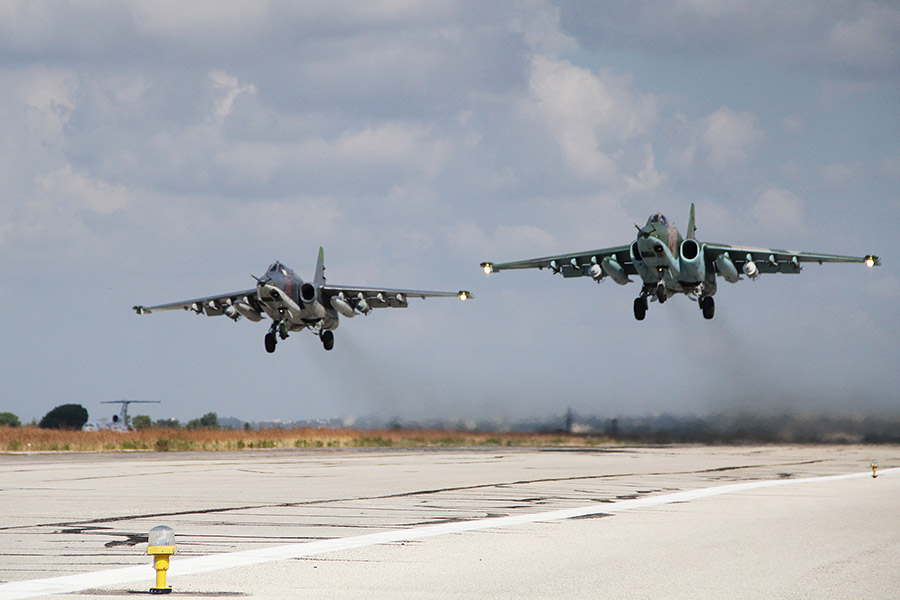 Штурмовики Су-25 ВКС России в Сирии