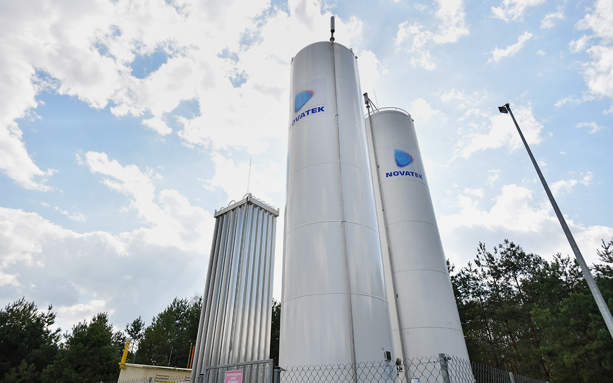 Газовые установки компании Novatek Green Energy в селе Воля Папротня, Польша