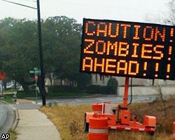 Хакеры предупредили о зомби с помощью дорожных знаков США 
