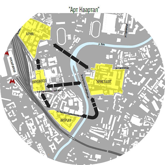 Карта будущего арт-квартала